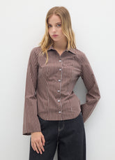 OVS Multicolour Pure Cotton Slim Fit Shirt