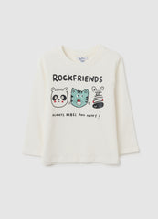 OVS Baby'S Pure Cotton White Regular Fit Top