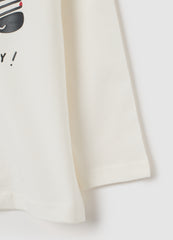 OVS Baby'S Pure Cotton White Regular Fit Top