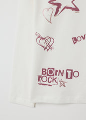 OVS White Regular Fit Pure Cotton Girl'S Top