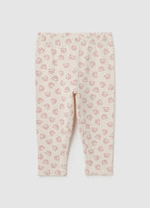 OVS Beige Cotton Skinny Fit Leggings