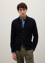 OVS Blue Cardigan In Pure Cotton