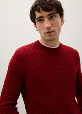 OVS Regular Fit Red Cotton Blend Jumper