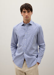 OVS Regular Fit Blue Pure Cotton Shirt