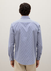 OVS Regular Fit Blue Pure Cotton Shirt