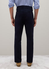 OVS Blue Stretch Cotton Regular Fit Trousers