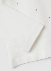 OVS Girls' White Regular Fit Stretch Cotton Top