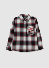 OVS Children'S Pure Cotton Check Shirt Regular Fit
