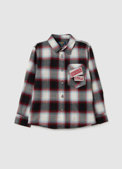 OVS Children'S Pure Cotton Check Shirt Regular Fit
