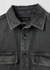 OVS Grey Pure Cotton Shirt Regular Fit