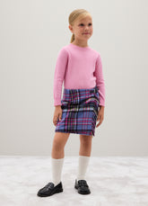 OVS Girls' Skirt In Multicoloured Wool Blend With Fringes