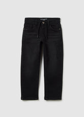 OVS Black Denim Trousers For Kids