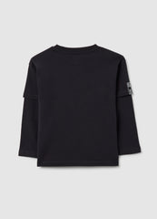 OVS Black Long-Sleeve T-Shirt For Kids