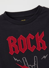 OVS Black Long-Sleeve T-Shirt For Kids