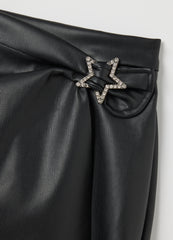 OVS Girls' Black Regular Fit Shorts