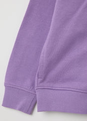 OVS Girls' Sweatshirt In Pure Purple Cotton With Regular Fit