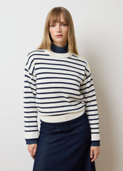 OVS Oversized Cotton Blend Striped Sweater