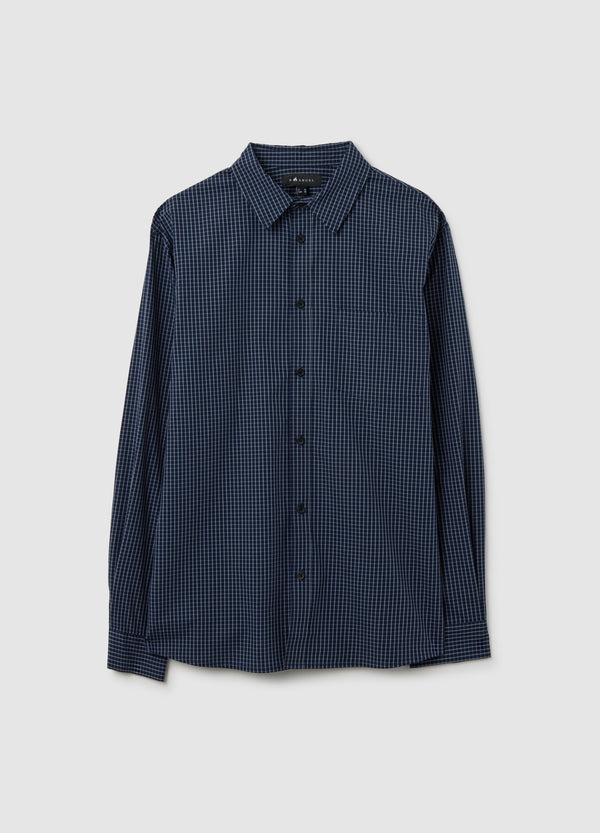 OVS Blue Pure Cotton Shirt Regular Fit