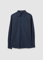 OVS Blue Pure Cotton Shirt Regular Fit