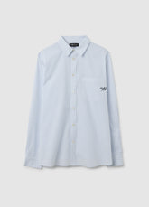 OVS White Striped Pure Cotton Shirt In Regular Fit