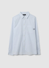 OVS White Striped Pure Cotton Shirt In Regular Fit
