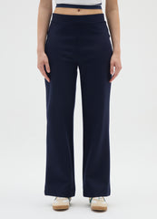 OVS Wide Blue Stretch Trousers