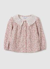 OVS Regular Fit Floral Shirt For Girls With Buttons