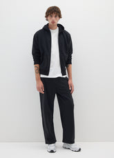 OVS Black Cotton Blend Relaxed Fit Trousers
