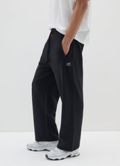 OVS Black Cotton Blend Relaxed Fit Trousers