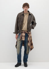 OVS Blue Cotton Baggy Jeans