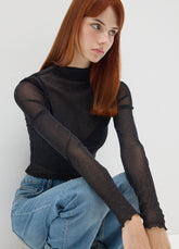 OVS Black Regular Fit Jumper With Long Sleeves