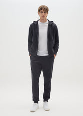 OVS Regular Fit Blue Cotton Blend Sweatshirt With Zip