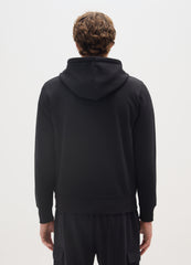 OVS Regular Fit Black Cotton Blend Jacket With Zip