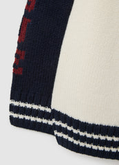 OVS Regular Fit White And Blue Children'S Cardigan