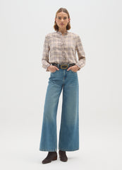 OVS Relaxed Fit Multicolour Checked Flannel Shirt