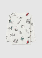 OVS White Pure Cotton Regular Fit Baby T-Shirt