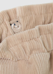 OVS Girl'S Beige Wide-Leg Cotton Blend Trousers