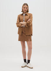 OVS Brown Regular Fit Shirt