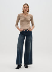 OVS Beige Regular Fit Pure Cotton Sweater