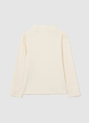 OVS Girls' Beige Stretch Cotton Jumper Regular Fit