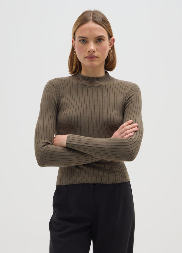 OVS Brown Turtleneck Jumper