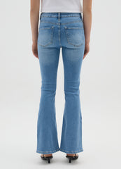 OVS Blue Flare Jeans In Stretch Denim