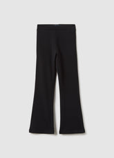 OVS Black Stretch Cotton Flare Fit Girl'S Leggings