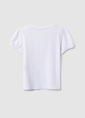 Ovs Multicolour Stretch Cotton T-Shirt For Girls With Frozen Print