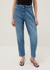 OVS Blue Pure Cotton Baggy Trousers