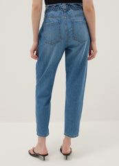 OVS Blue Pure Cotton Baggy Trousers