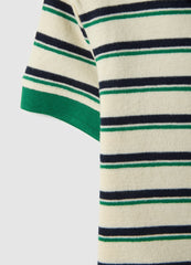 Ovs Children'S Multicolour Striped Cotton Blend Polo Regular Fit