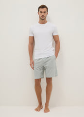 OVS Multicoloured Striped Pure Cotton Regular Fit Pyjama Shorts