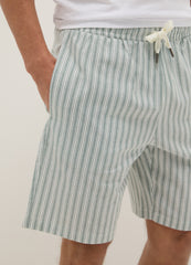 OVS Multicoloured Striped Pure Cotton Regular Fit Pyjama Shorts