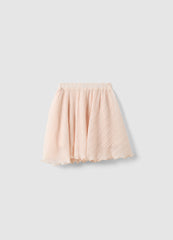 Ovs Pink Pleated Skirt For Girls With Elastic Waist